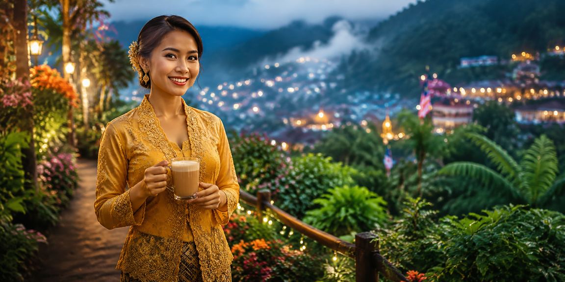 Pemain wanita berbaju kebaya menikmati hiburan kasino di Malaysia